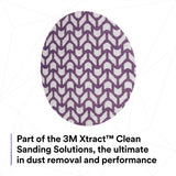 3M 710W Xtract Net Disc, 120+, 5 in x NH, Die 500X, Hook & Loop, Purple (7100288225) (300 Pack) - 7