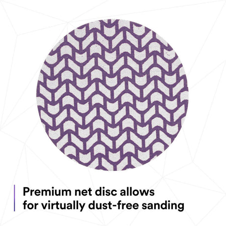 3M 710W 88473 Cubitron II Hookit Xtract Net Disc, 180+, Purple, 5 in, Die 500X (7100288231) (300 Pack) - 5
