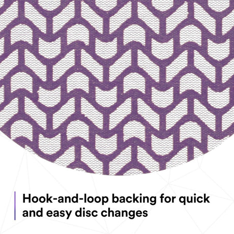 3M 710W 88457 Cubitron II Net Disc, 150+ Grit, 6 in, Die 600Z, Hook and Loop, Purple (7100288232) (300 Pack) - 8