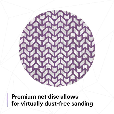 3M 710W 88458 Cubitron II Hookit Net Disc, 180+, Purple, 6 in, Die 600Z (7100288233) (300 Pack) - 3