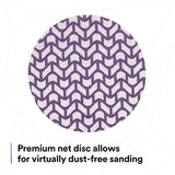 3M 710W 88472 Cubitron II Net Disc, 150+ Grit, Purple, 5 in x NH, Die 500X, Hook and Loop (7100288234) (300 Pack) - 4