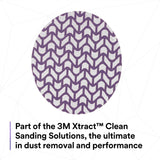 3M 710W 88472 Cubitron II Net Disc, 150+ Grit, Purple, 5 in x NH, Die 500X, Hook and Loop (7100288234) (300 Pack) - 7