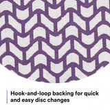 3M 710W 88472 Cubitron II Net Disc, 150+ Grit, Purple, 5 in x NH, Die 500X, Hook and Loop (7100288234) (300 Pack) - 9