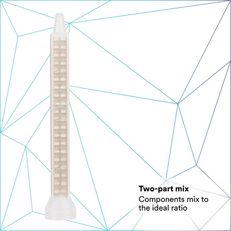 3M 08193 Static Mixing Nozzle, Cascade Mix Meter Nozzle, 200 mL, Gold (7100290361) (36 Pack) - 5