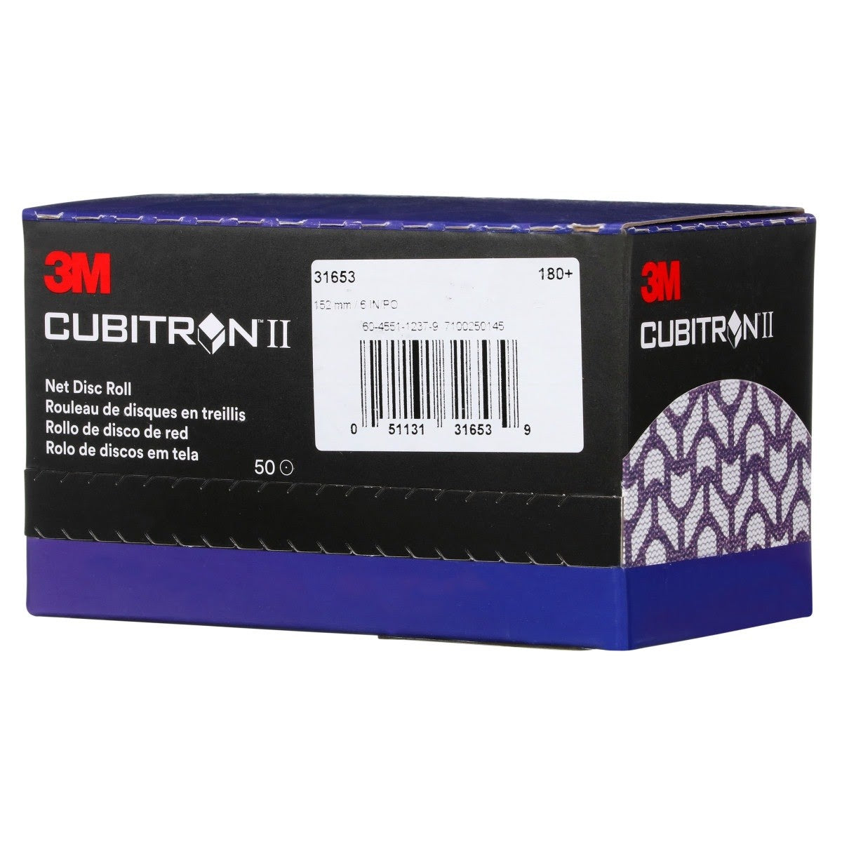 3M 31653 Cubitron II Net Disc, 180+, 6 in (7100291683)  - (6Pack) - 7