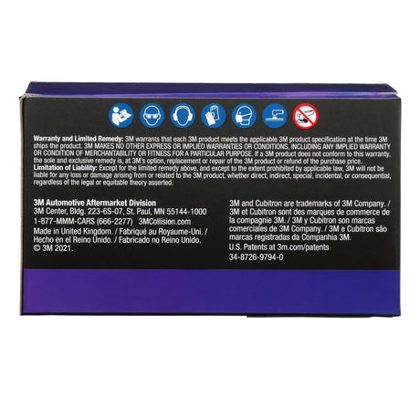 3M 710W Cubitron II Hookit Net Disc Roll, Precision Shaped Ceramic, 80 Plus Grit, Purple, 6 in, 50 Discs per Roll (31650) (7100291684)  - (6 Pack) - 6