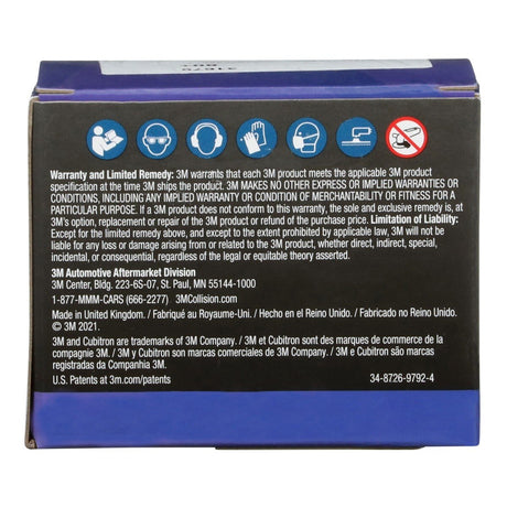 3M 710W Cubitron II Hookit Net Disc Roll, 3 in, 80+ Grit, Purple, 50 Discs per Roll (31679) (7100291693)  - (6Pack) - 6