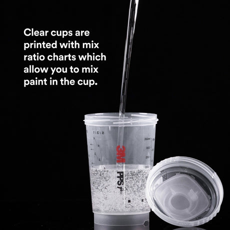 3M 26264 PPS Series 2.0 Vented Spray Cups Kit, Large (32.1 fl oz, 950 ml), 200 Micron Filter (7100292052) - 5