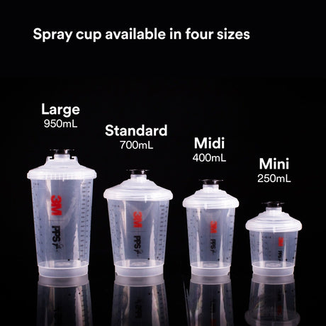 3M 26264 PPS Series 2.0 Vented Spray Cups Kit, Large (32.1 fl oz, 950 ml), 200 Micron Filter (7100292052) - 6