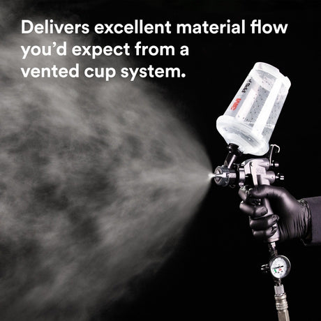 3M 26264 PPS Series 2.0 Vented Spray Cups Kit, Large (32.1 fl oz, 950 ml), 200 Micron Filter (7100292052) - 7