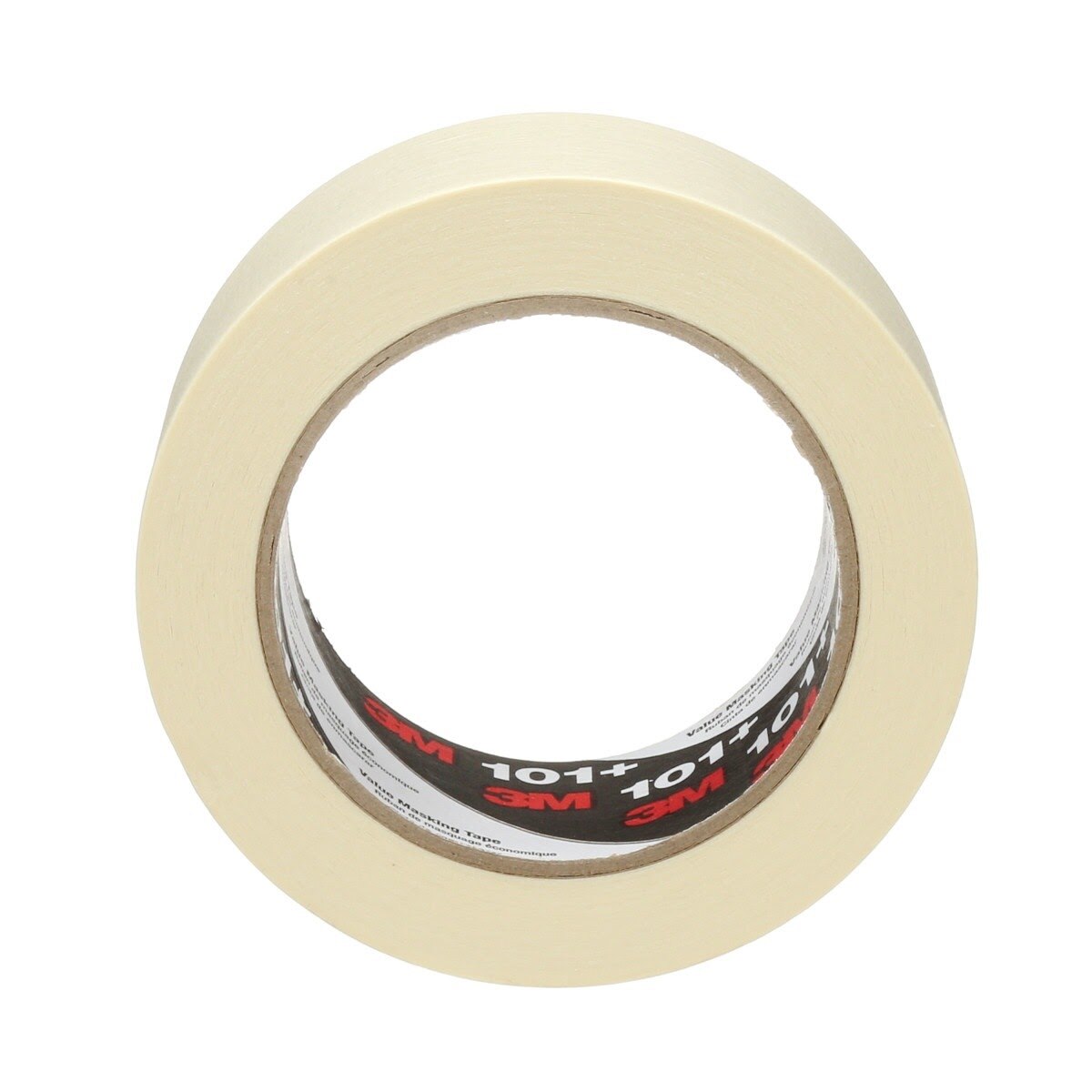 3M  101+  Value Masking Tape, Tan, 48 mm x 55 m, 5.1 mil (7100293677) - 3