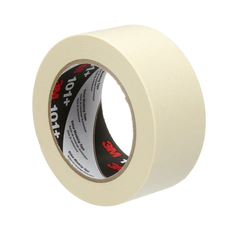 3M  101+  Value Masking Tape, Tan, 48 mm x 55 m, 5.1 mil (7100293677) - 4