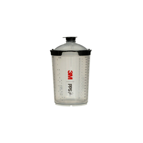 3M 26024 PPS Spray Cup System Kit, Large, 28 oz, 200 Micron Filter, 1 Hard Cup, 50 Lids, 50 Liners, 32 Sealing Plugs (7100297030) - 2
