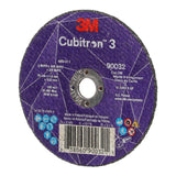 3M 90032 Cubitron Cut-Off Wheel, 60+, T1, 3 in x 1/8 in x 3/8 in, ANSI (7100303858) (50 Pack) - 3