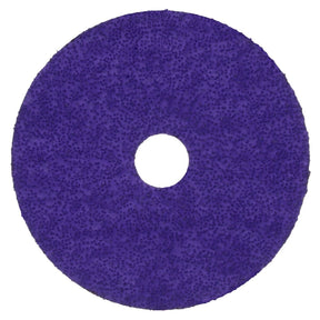3M 1187C Cubitron Fibre Disc, 36+, Purple, 4 in x 5/8 in Center Hole, Precision Shaped Ceramic, Medium High Pressure Grinding, Weld Removal, Beveling (7100309792) (100 Pack)