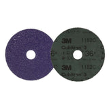 3M 1182C Cubitron 3 Fibre Disc , 36+, 5 in x 7/8 in, Die 500P, Reduce Changeout, Productivity, Use on Mild or Carbon Steel, for Beveling, Heavy Grinding, Weld Removal, Flame Cut Smoothing (7100309793) (100 Pack) - 2