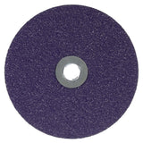 3M 1182C Cubitron Fibre Disc, GL Quick Change, 36 Plus, Purple, 7 in, Precision Shaped Ceramic for Mild or Carbon Steel Beveling Heavy Grinding Weld Removal (7100309796) (100 Pack)