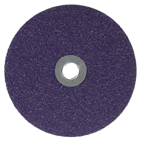 3M 1182C Cubitron Fibre Disc, GL Quick Change, 36 Plus, Purple, 7 in, Precision Shaped Ceramic for Mild or Carbon Steel Beveling Heavy Grinding Weld Removal (7100309796) (100 Pack)