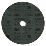 3M 1182C Cubitron Fibre Disc, GL Quick Change, 36 Plus, Purple, 7 in, Precision Shaped Ceramic for Mild or Carbon Steel Beveling Heavy Grinding Weld Removal (7100309796) (100 Pack) - 3