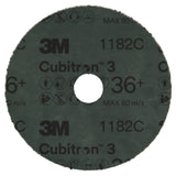 3M 1182C Cubitron Fibre Disc, 36 Plus, Purple, 4 in x 7/8 in, 400N (7100309797) (100 Pack) - 3