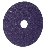 3M 1182C Cubitron Fibre Disc, 36 Plus, Purple, 4 in x 7/8 in, 400N (7100309797) (100 Pack) - 4
