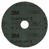 3M 1182C Cubitron 3 Fibre Disc , 36+, 4-1/2 in x 7/8 in, Die 450E, Reduce Changeout, Increase Productivity, Use on Mild or Carbon Steel, for Beveling, Heavy Grinding, Weld Removal, Flame Cut Smoothing (7100309799) (100 Pack) - 4