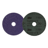 3M 1182C Cubitron 3 Fibre Disc , 36+, 6 in x 7/8 in, Die 600T, Reduce Changeout, Productivity, Use on Mild or Carbon Steel, for Beveling, Heavy Grinding, Weld Removal, Flame Cut Smoothing (7100309903) (100 Pack) - 2