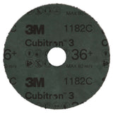 3M 1182C Cubitron 3 Fibre Disc , 36+, 6 in x 7/8 in, Die 600T, Reduce Changeout, Productivity, Use on Mild or Carbon Steel, for Beveling, Heavy Grinding, Weld Removal, Flame Cut Smoothing (7100309903) (25 Pack) - 3