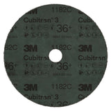 3M 1182C Cubitron 3 Fibre Disc , 36+, 7 in x 7/8 in, Die 700BB, Reduce Changeout, Productivity, Use on Mild or Carbon Steel, for Beveling, Heavy Grinding, Weld Removal, Flame Cut Smoothing (7100309904) (25 Pack) - 2