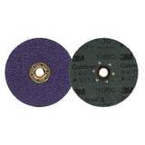 3M 1182C Cubitron 3 Fibre Disc TN Quick Change 36+ Purple 5 in (7100310728) (100 Pack) - 2