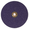 3M 1182C Cubitron Fibre Disc, TN Quick Change, Precision Shaped Ceramic, 36 Plus, Purple, 7 in, Die 700BB (7100310729) (100 Pack)