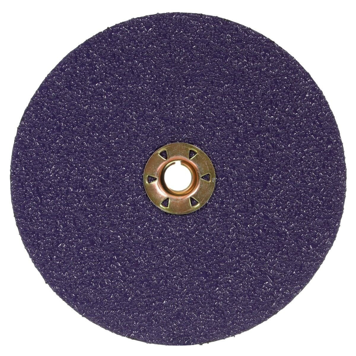 3M 1182C Cubitron Fibre Disc, TN Quick Change, Precision Shaped Ceramic, 36 Plus, Purple, 7 in, Die 700BB (7100310729) (100 Pack)