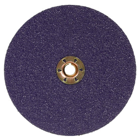 3M 1182C Cubitron Fibre Disc, TN Quick Change, Precision Shaped Ceramic, 36 Plus, Purple, 7 in, Die 700BB (7100310729) (100 Pack)