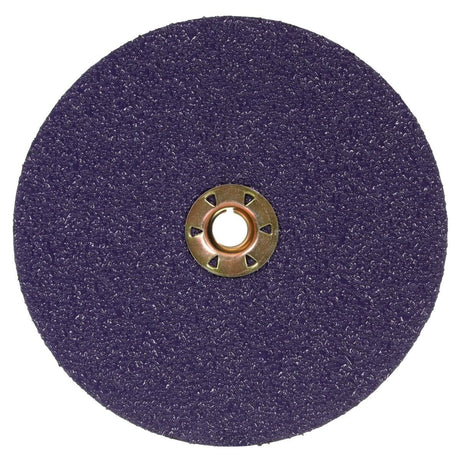3M 1182C Cubitron Fibre Disc, TN Quick Change, Precision Shaped Ceramic, 36 Plus, Purple, 7 in, Die 700BB (7100310729) (100 Pack)