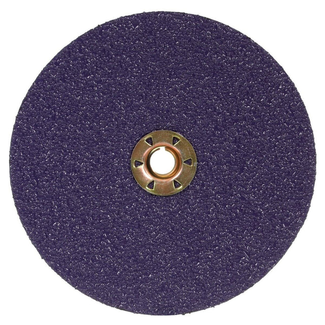 3M 1182C Cubitron Fibre Disc, TN Quick Change, Precision Shaped Ceramic, 36 Plus, Purple, 7 in, Die 700BB (7100310729) (100 Pack)