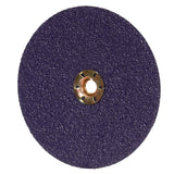 3M 1182C Cubitron Fibre Disc, TN Quick Change, Precision Shaped Ceramic, 36 Plus, Purple, 7 in, Die 700BB (7100310729) (100 Pack) - 5