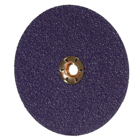 3M 1182C Cubitron Fibre Disc, TN Quick Change, Precision Shaped Ceramic, 36 Plus, Purple, 7 in, Die 700BB (7100310729) (100 Pack) - 5