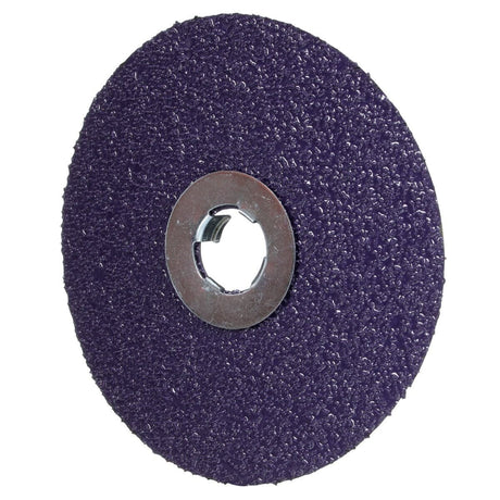 3M 1182C Cubitron Fibre Disc, GL Quick Change, G450E, Precision Shaped Ceramic, 36+, Purple, 4-1/2 in (7100310730) (100 Pack) - 5