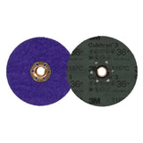 3M 1187C Cubitron 3 Fibre Disc , 36+, TN Quick Change, 5 in, Die 500P, Bag (7100310731) (25 Pack) - 3