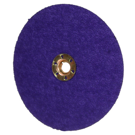 3M 1187C Cubitron 3 Fibre Disc, TN Quick Change, 36+, Purple, 7 in (7100310732) (100 Pack) - 5