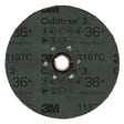 3M 1187C Cubitron 3 Fibre Disc 36+ TN Quick Change 4-1/2 in Die 450E (7100310793) (100 Pack) - 2
