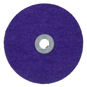3M 1187C Cubitron 3 Fibre Disc, GL Quick Change, Precision Shaped Ceramic, 36 Plus, Purple, 7 in (7100310803) (100 Pack)