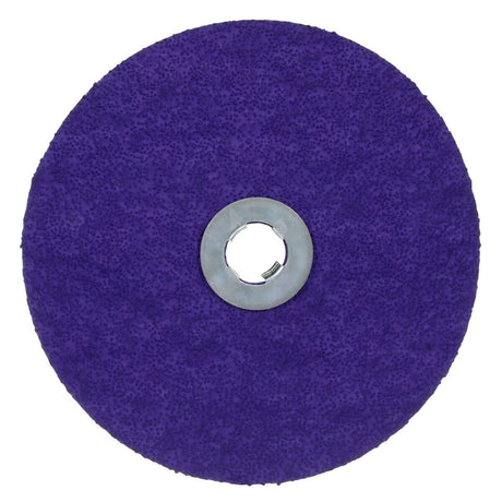 3M 1187C Cubitron 3 Fibre Disc, GL Quick Change, Precision Shaped Ceramic, 36 Plus, Purple, 7 in (7100310803) (100 Pack)