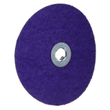 3M 1187C Cubitron 3 Fibre Disc, GL Quick Change, Precision Shaped Ceramic, 36 Plus, Purple, 7 in (7100310803) (100 Pack) - 4