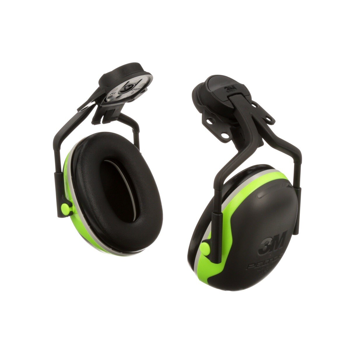 3M X4P5E PELTOR Helmet Attached Earmuffs, Electrically Insulated, NRR 25 dB, X Series, Hard Hat Attached (7100311536) - 2