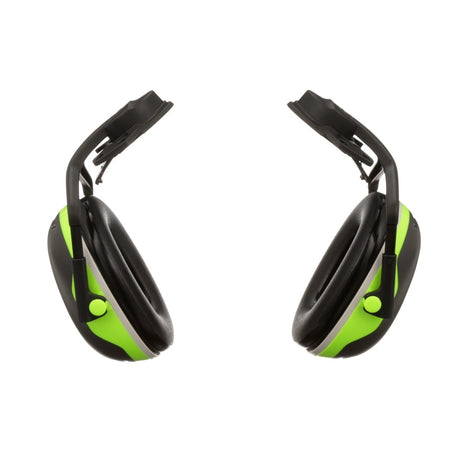 3M X4P5E PELTOR Helmet Attached Earmuffs, Electrically Insulated, NRR 25 dB, X Series, Hard Hat Attached (7100311536) - 3