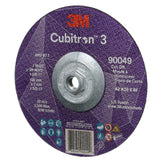 3M 90049 Cut-Off Wheel, 36+, T27, 7 in x 3/32 in, 5/8 in-11, ANSI (7100312963) (10 Pack) - 3