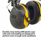 3M 7100314991 PELTOR X2P3E Cap Style Hard Hat Attached Earmuffs NRR 24 dB (10 Pack) - 5