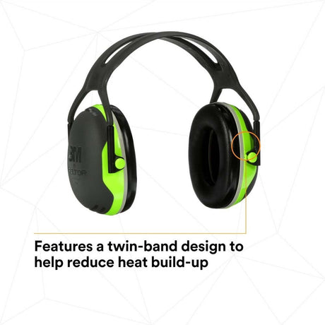 3M X4A PELTOR Over-the-Head Earmuffs, 27 dB NRR Hearing Protection (7100315081)  - (10Pack) - 4