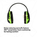 3M X4A PELTOR Over-the-Head Earmuffs, 27 dB NRR Hearing Protection (7100315081) - 7